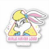 Lola Bunny Meisjes Nooit Verliezen Sticker (Voorkant)