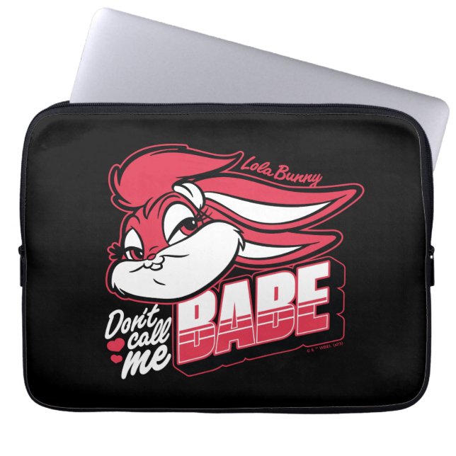 Lola Bunny noem me geen babe Laptop Sleeve (Voorkant)