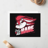 Lola Bunny noem me geen babe Notitiekaartje (Voorkant / Achterkant in situ)
