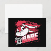 Lola Bunny noem me geen babe Notitiekaartje (Voorkant / Achterkant)