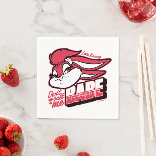 Lola Bunny noem me geen babe Servet (Insitu)