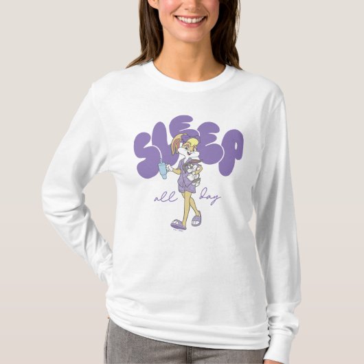 Lola Bunny Sleep All Day T-shirt (Voorkant)