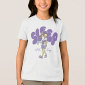 Lola Bunny Sleep All Day Tri-Blend Shirt (Voorkant)