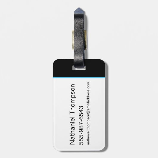 Lola Bunny "SWISH!" Basketbal Dunk Bagagelabel (Achterkant verticaal)