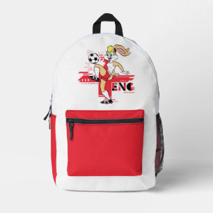 Lola Bunny Team Engeland Voetbal Grafisch Bedrukte Rugzak