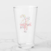 Lola Bunny Team Engeland Voetbal Grafisch Glas (Achterkant)