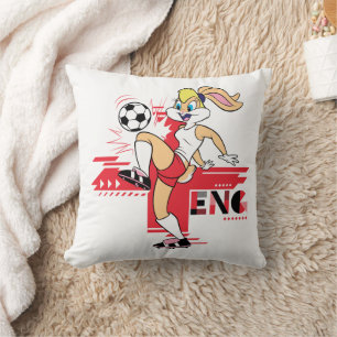 Lola Bunny Team Engeland Voetbal Grafisch Kussen