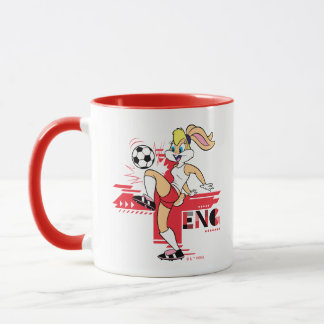 Lola Bunny Team Engeland Voetbal Grafisch Mok