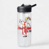 Lola Bunny Team England Soccer Graphic Waterfles (Links)