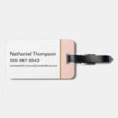 Lola Bunny Yoga Lotus Pose Bagagelabel (Achterkant horizontaal)