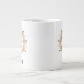 Lola Bunny Yoga Lotus Pose Grote Koffiekop (Voorkant)