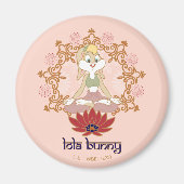 Lola Bunny Yoga Lotus Pose Magneet (Voorkant)