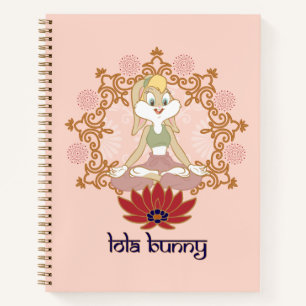 Lola Bunny Yoga Lotus Pose Notitieboek