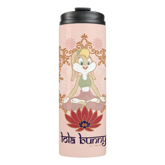 Lola Bunny Yoga Lotus Pose Thermosbeker (Voorkant)