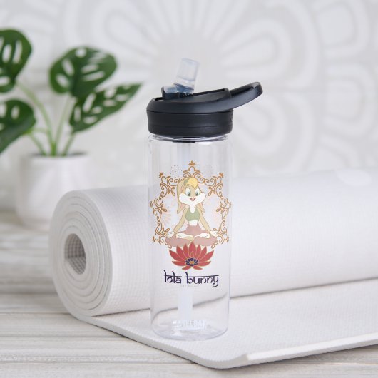 Lola Bunny Yoga Lotus Pose Waterfles (Links)
