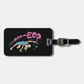 Lola Buny "ZWISH!" Basketball Dunk Bagagelabel (Voorkant horizontaal)