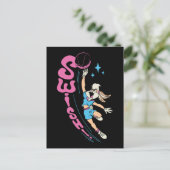 Lola Buny "ZWISH!" Basketball Dunk Briefkaart (Staand voorkant)