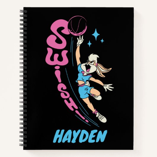 Lola Buny "ZWISH!" Basketball Dunk Notitieboek (Voorkant)