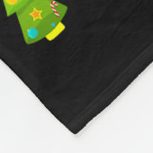 Lola Claus Funny Christmas Family Matching  Fleece Deken (Hoek)