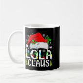 Lola Claus Funny Christmas Family Matching  Koffiemok (Links)