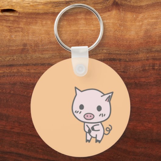 Lola de Pig-Sleutelhanger Sleutelhanger (Voorkant)