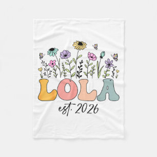 Lola Est. 2026 Wildflower gepromoveerd tot Lola Fleece Deken
