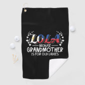 Lola - Filippijnen Grootmoeder Oude Vrouwen Quote Golfhanddoek (Insitu)