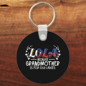 Lola - Filippijnen Grootmoeder Oude Vrouwen Quote Sleutelhanger (Voorkant)
