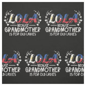 Lola - Filippijnen Grootmoeder Oude Vrouwen Quote Stof (Swatch)