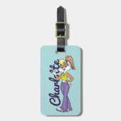 Lola Finger Heart Bagagelabel (Voorkant verticaal)