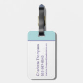 Lola Finger Heart Bagagelabel (Achterkant verticaal)