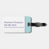 Lola Finger Heart Bagagelabel (Achterkant horizontaal)