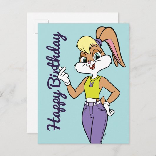 Lola Finger Heart Briefkaart (Voorkant / Achterkant)