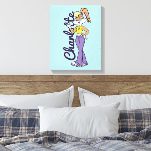 Lola Finger Heart Canvas Afdruk (Insitu (Slaapkamer))