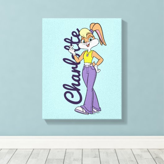 Lola Finger Heart Canvas Afdruk (Insitu (Houten vloer))