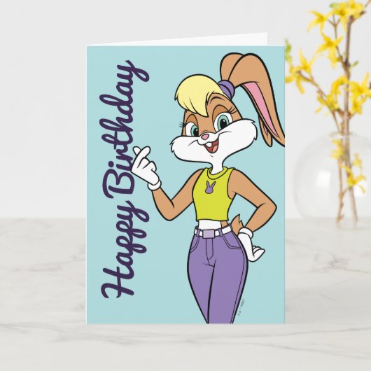 Lola Finger Heart Kaart (Gele Bloem)