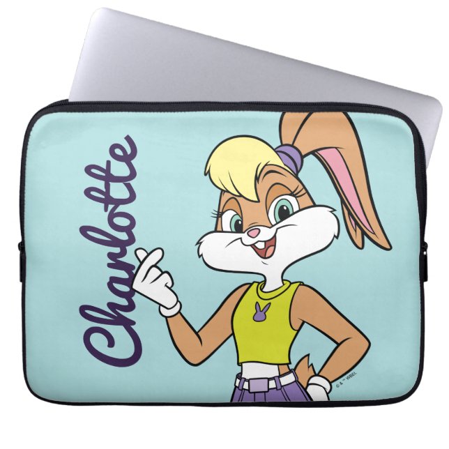 Lola Finger Heart Laptop Sleeve (Voorkant)