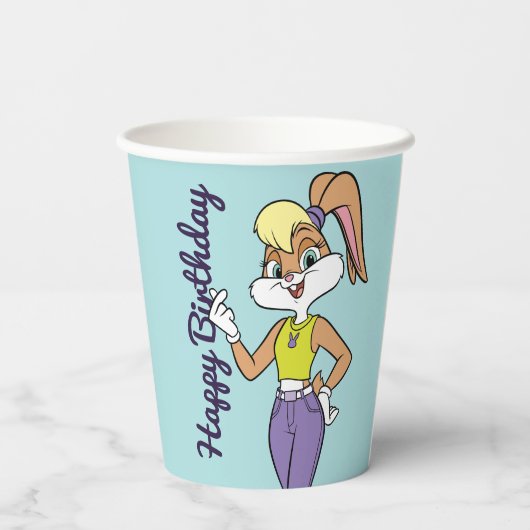 Lola Finger Heart Papieren Bekers (Achterkant)