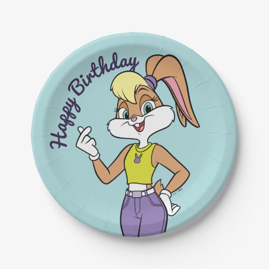 Lola Finger Heart Papieren Bordje (Voorkant)