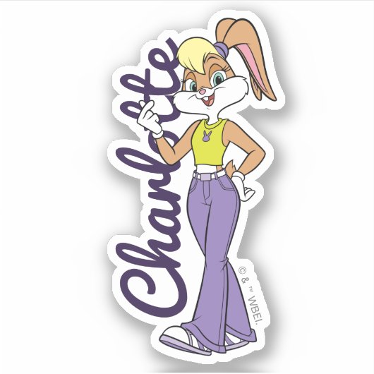 Lola Finger Heart Sticker (Voorkant)