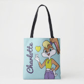 Lola Finger Heart Tote Bag (Voorkant)