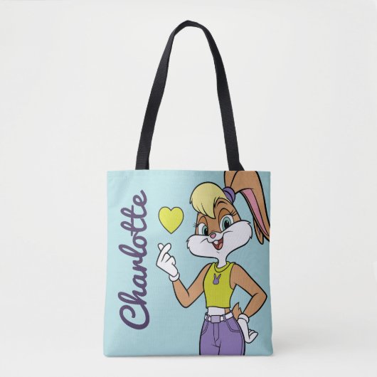 Lola Finger Heart Tote Bag (Voorkant)