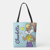 Lola Finger Heart Tote Bag (Achterkant)