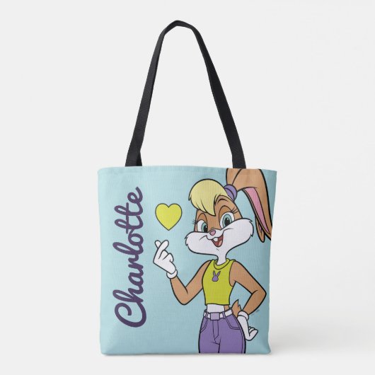 Lola Finger Heart Tote Bag (Achterkant)