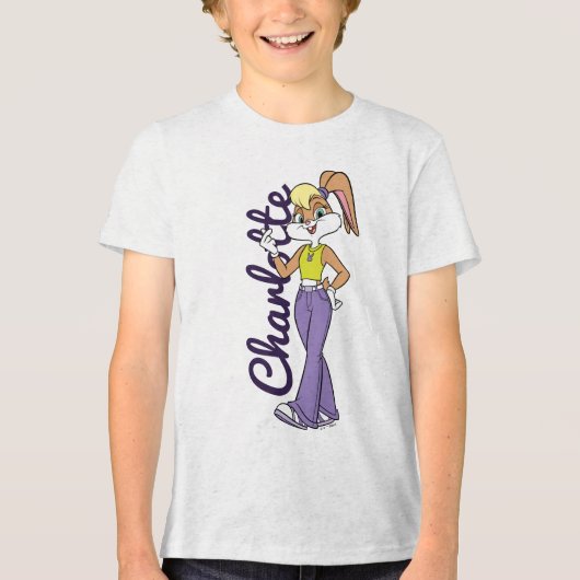 Lola Finger Heart Tri-Blend Shirt (Voorkant)