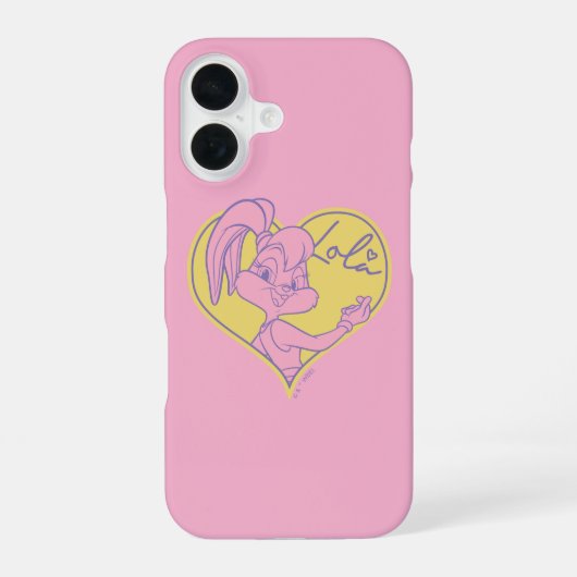 Lola Hart Handtekening iPhone 16 Hoesje (Achterkant)