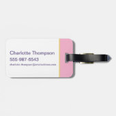 Lola Heart Signature Bagagelabel (Achterkant horizontaal)