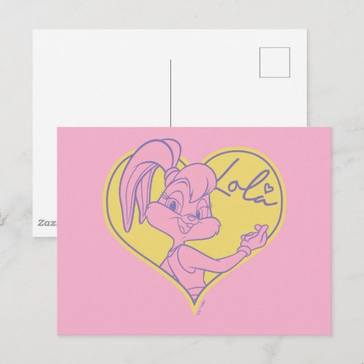 Lola Heart Signature Briefkaart (Voorkant / Achterkant)
