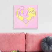 Lola Heart Signature Canvas Afdruk (Insitu (Woonkamer))