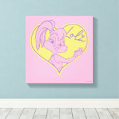 Lola Heart Signature Canvas Afdruk (Insitu (Houten vloer))